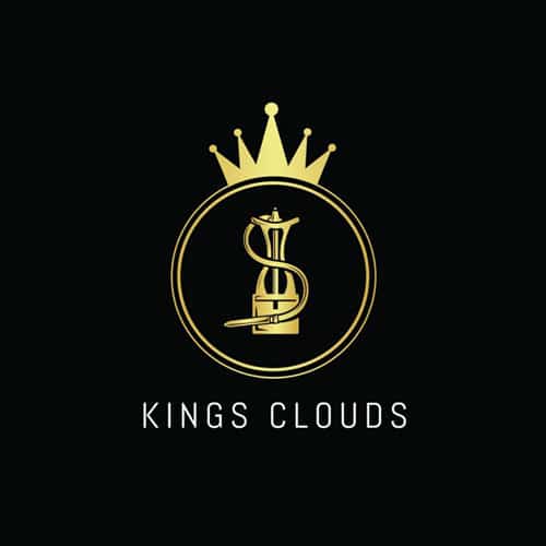 Návrh luxusného loga pre firmu KINGS CLOUDS, ktorá prináša na trh luxusné vodné fajky.
