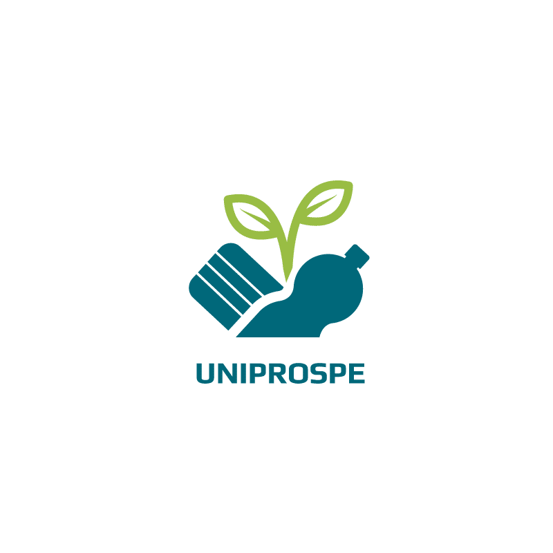 Logo Uniprospe - spracovanie odpadu.