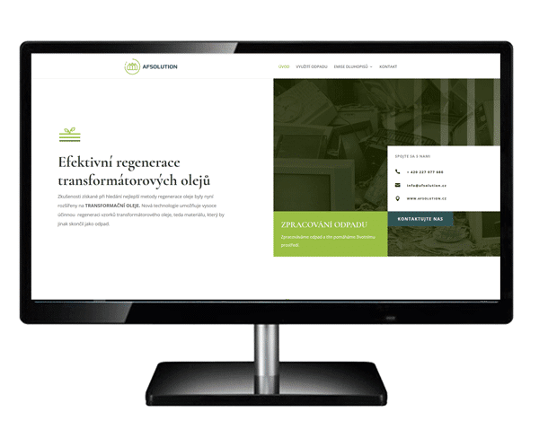 Vytvorenie webstránky WORDPRESS pre afsolution.cz