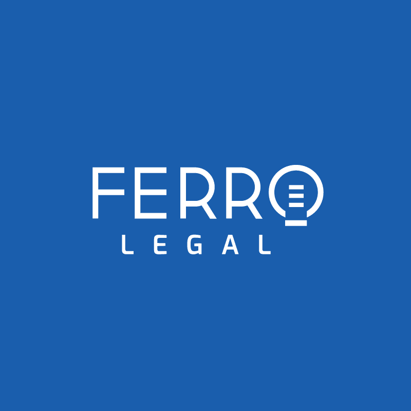 Tvorba loga Ferro legal advokátska agentúra.