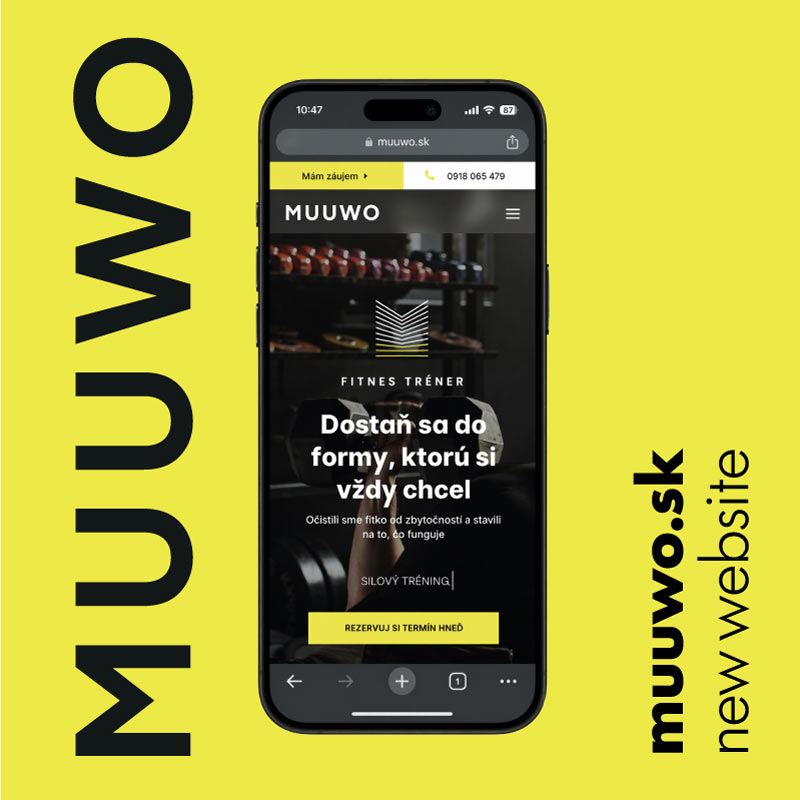 tvorba web stránky pre Muuwo